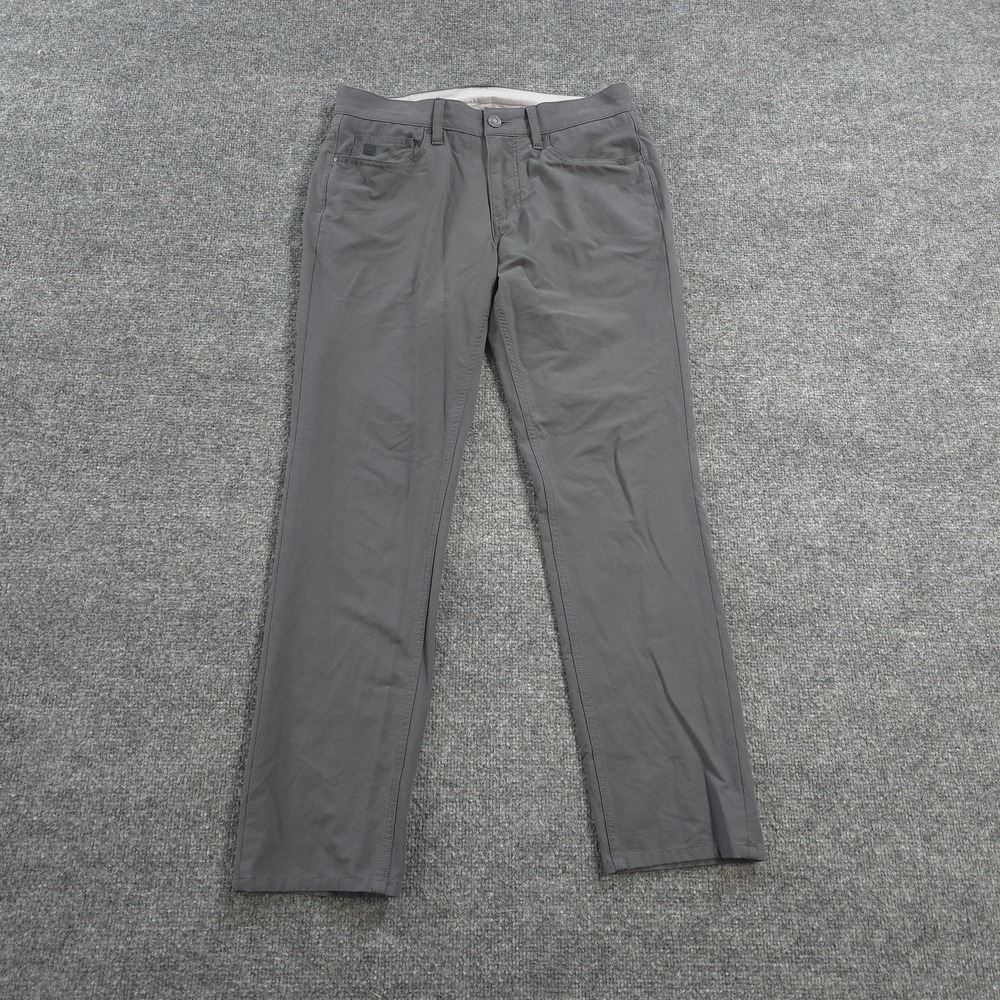 Vineyard Vines Pants Mens 30x30 Gray On-The-Go OTG 5 Pocket Chino Stretch Casual